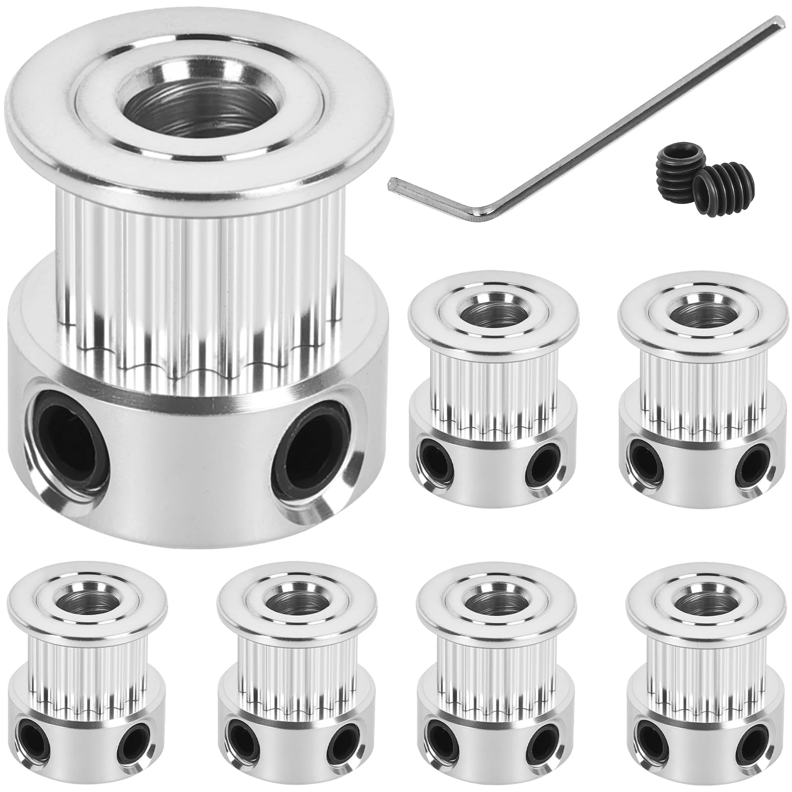 12 Pack GT2 Timing Belt Pulley 20 Teeth,8mm bore,synchronous Pulley — Amazon image 15