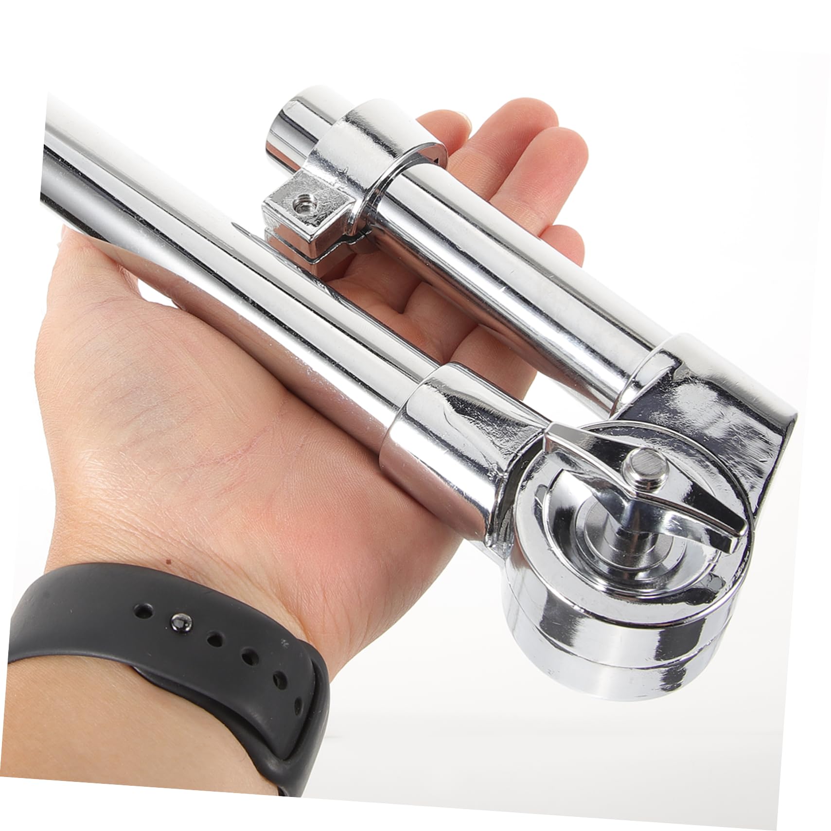 Hemobllo Support Tom Drum Robuste Matériel Tambour Fixation Stable et Réglable pour Instrument de Percussion Adapté Aux Musiciens Débutants et Étudiants