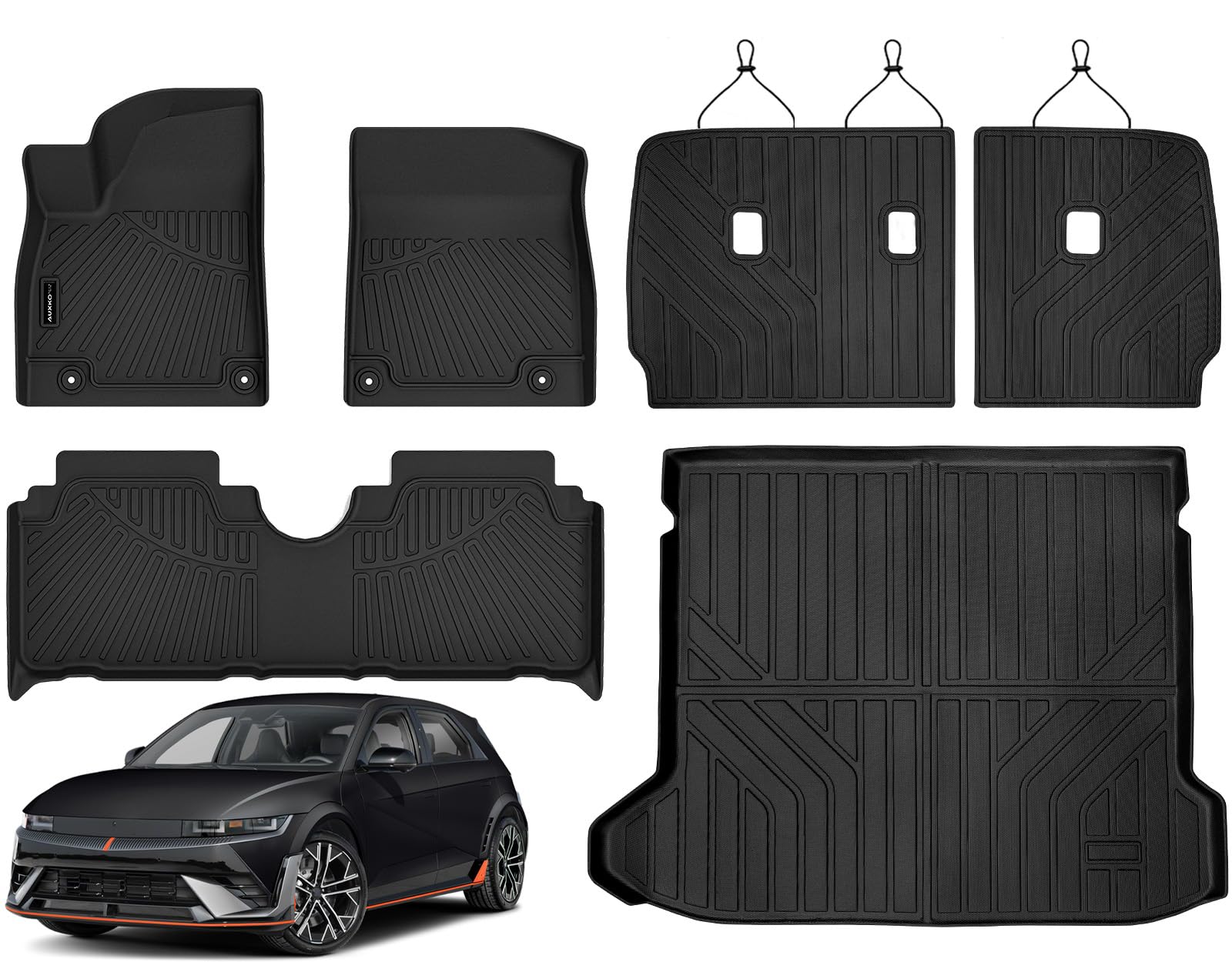 AUXKO Floor Mats for 2025-2026 Hyundai Ioniq 5 N