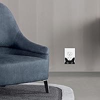 Vista 7 de Cubierta decorativa para interruptor de luz dúplex de 1 banda, placa frontal eléctrica, placa de receptáculo para baño, cocina, decoración del hogar