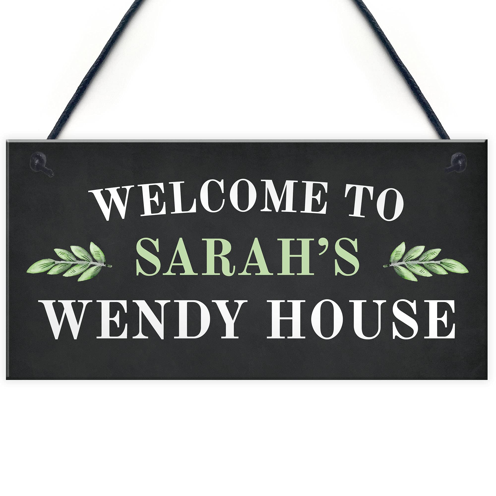 Red Ocean PERSONALISED Summer House Wendy House Hanging Decor Sign For Garden Shed