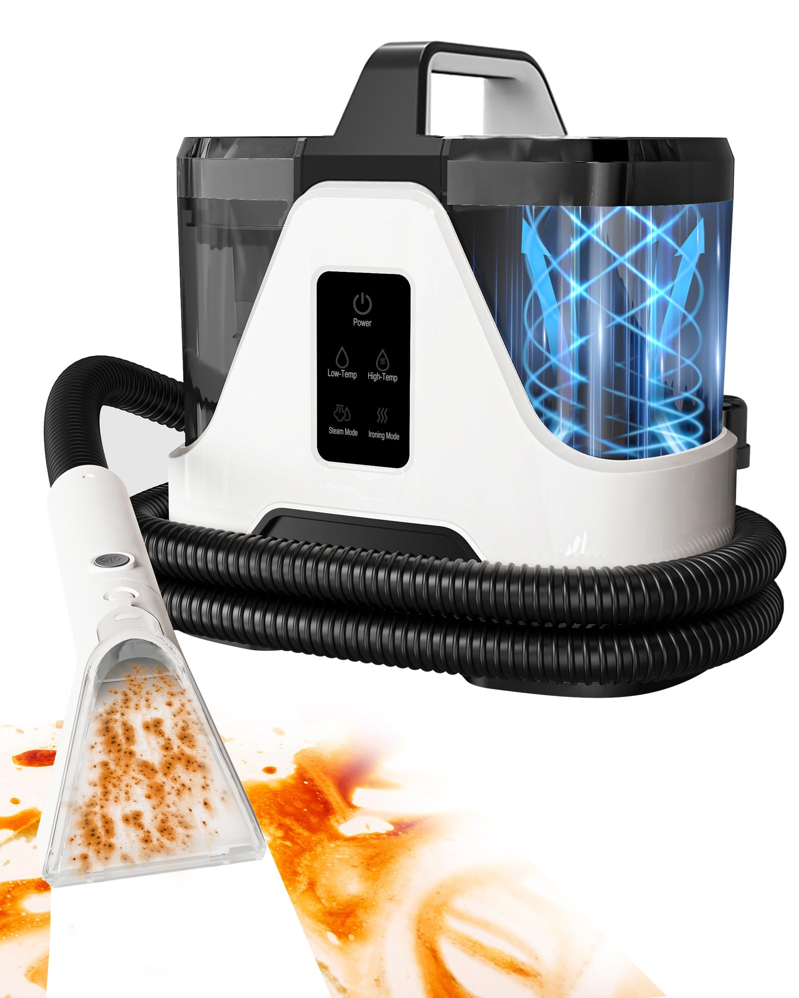 Amazon | 【100℃蒸気噴射×19000Pa吸引力】 スチーム式カーペット 