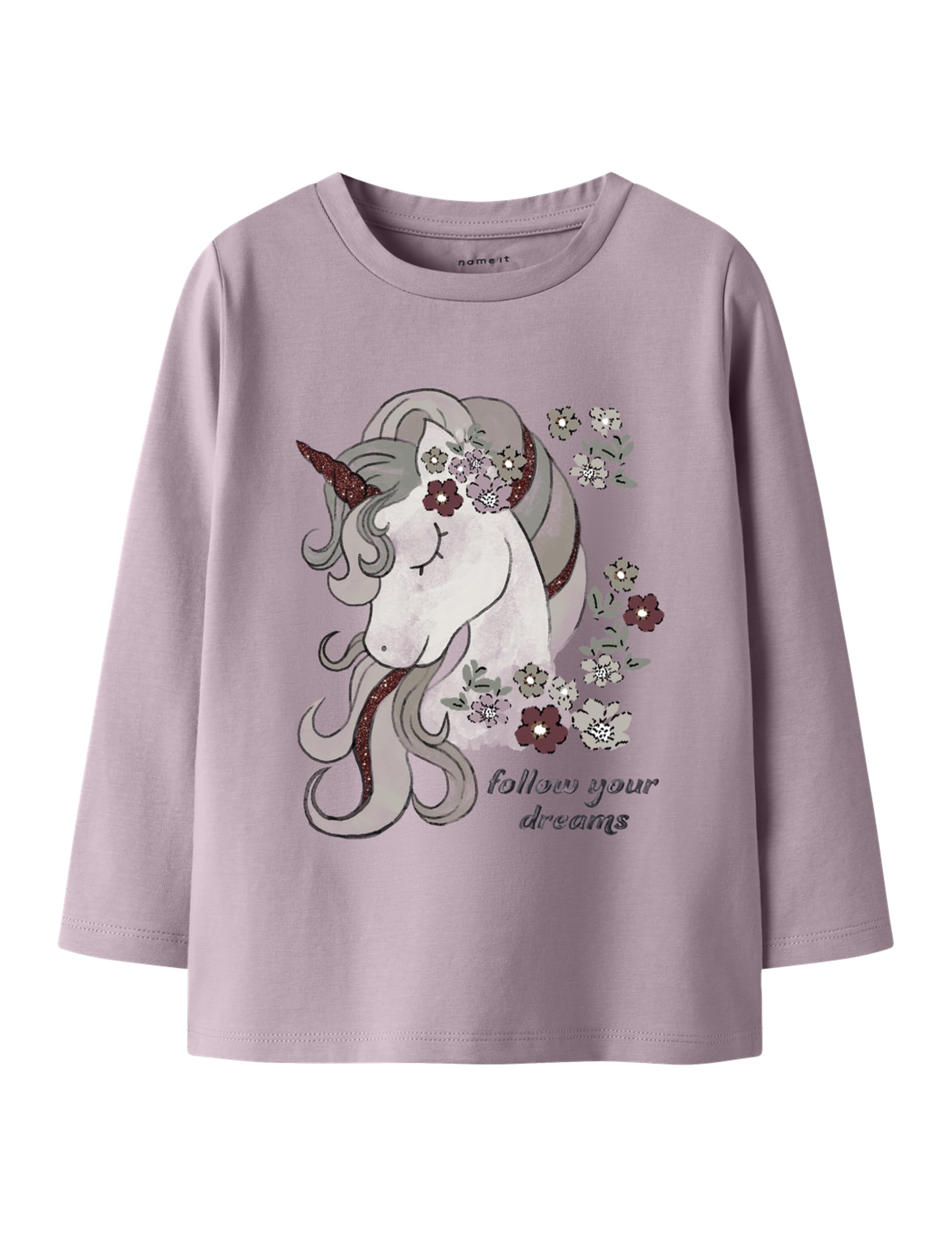 NAME IT Mädchen Nmftulinea Ls Top
