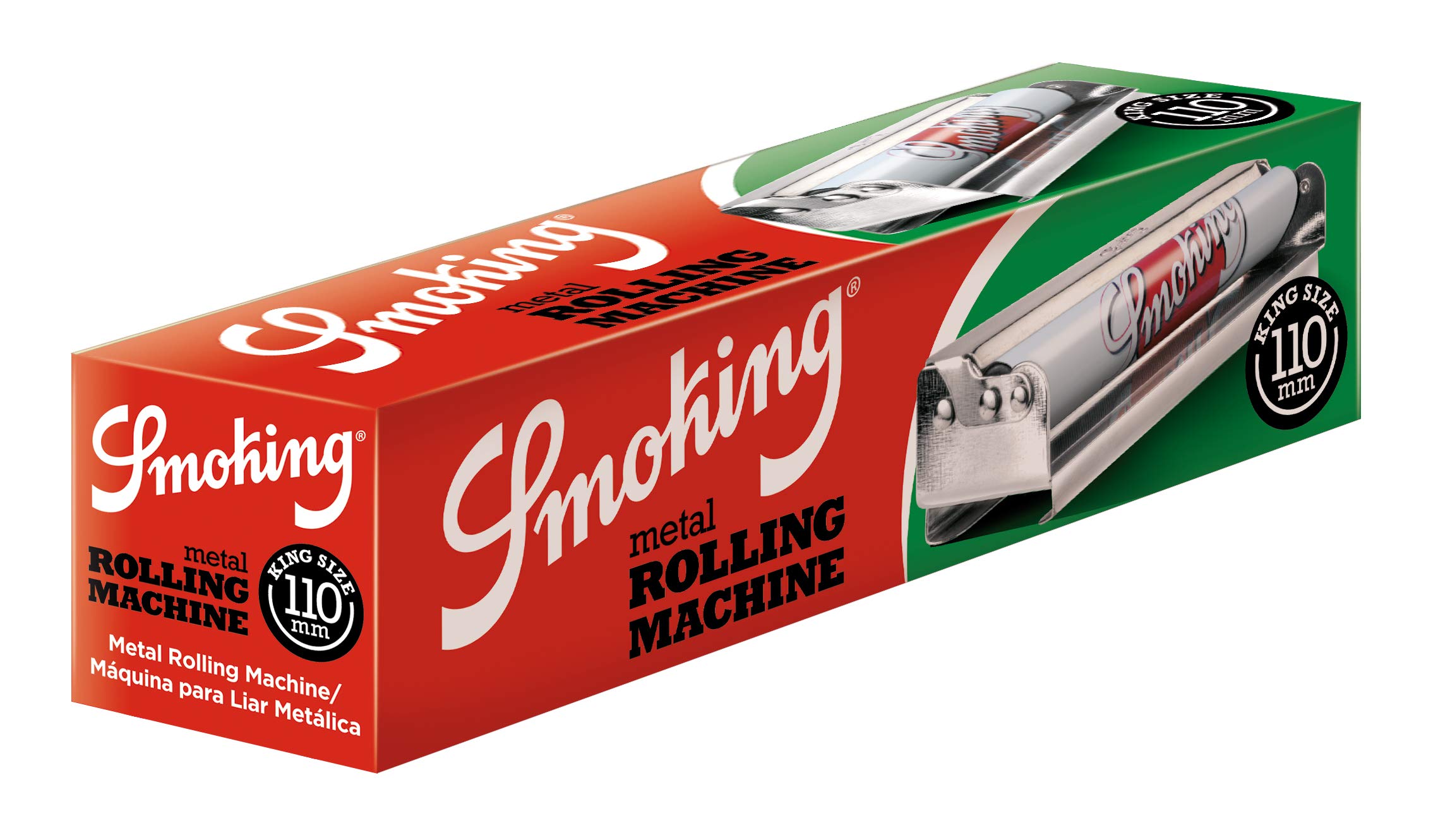 Amazon.com: SMOKING Metal Rolling Machine 110MM (King Size) ROLL Your OWN  Cigarette : Everything Else