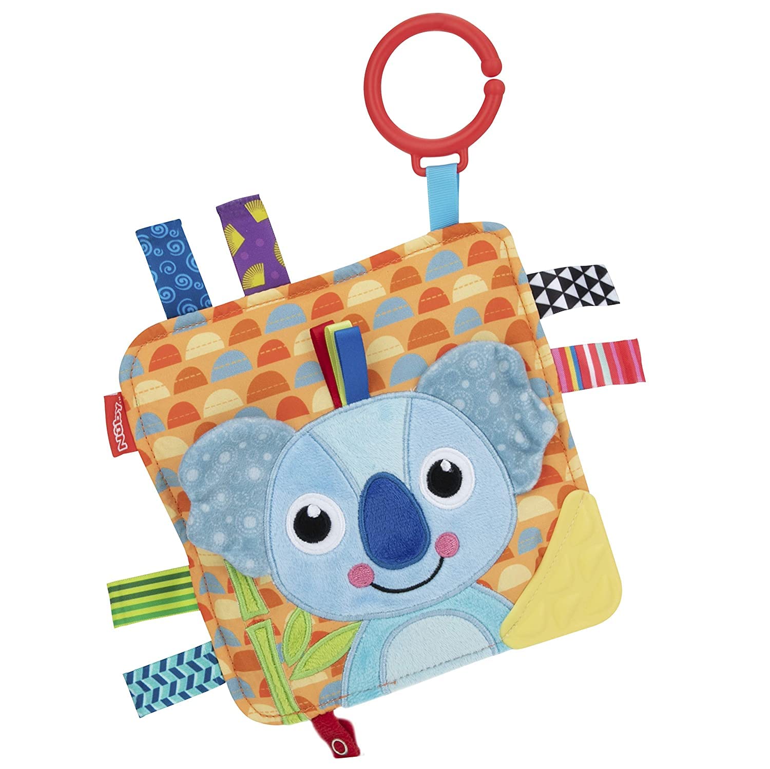 NubyTeething Blankie, 2 Count- Koala and Monkey