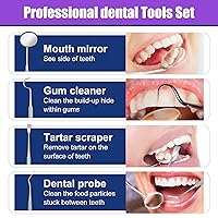 Vista 6 de Sudopo Kit de reparación de dientes, kit de reparación de llenado de dientes moldeables, kit de cuidado dental de repuesto, kit de cuidado dental