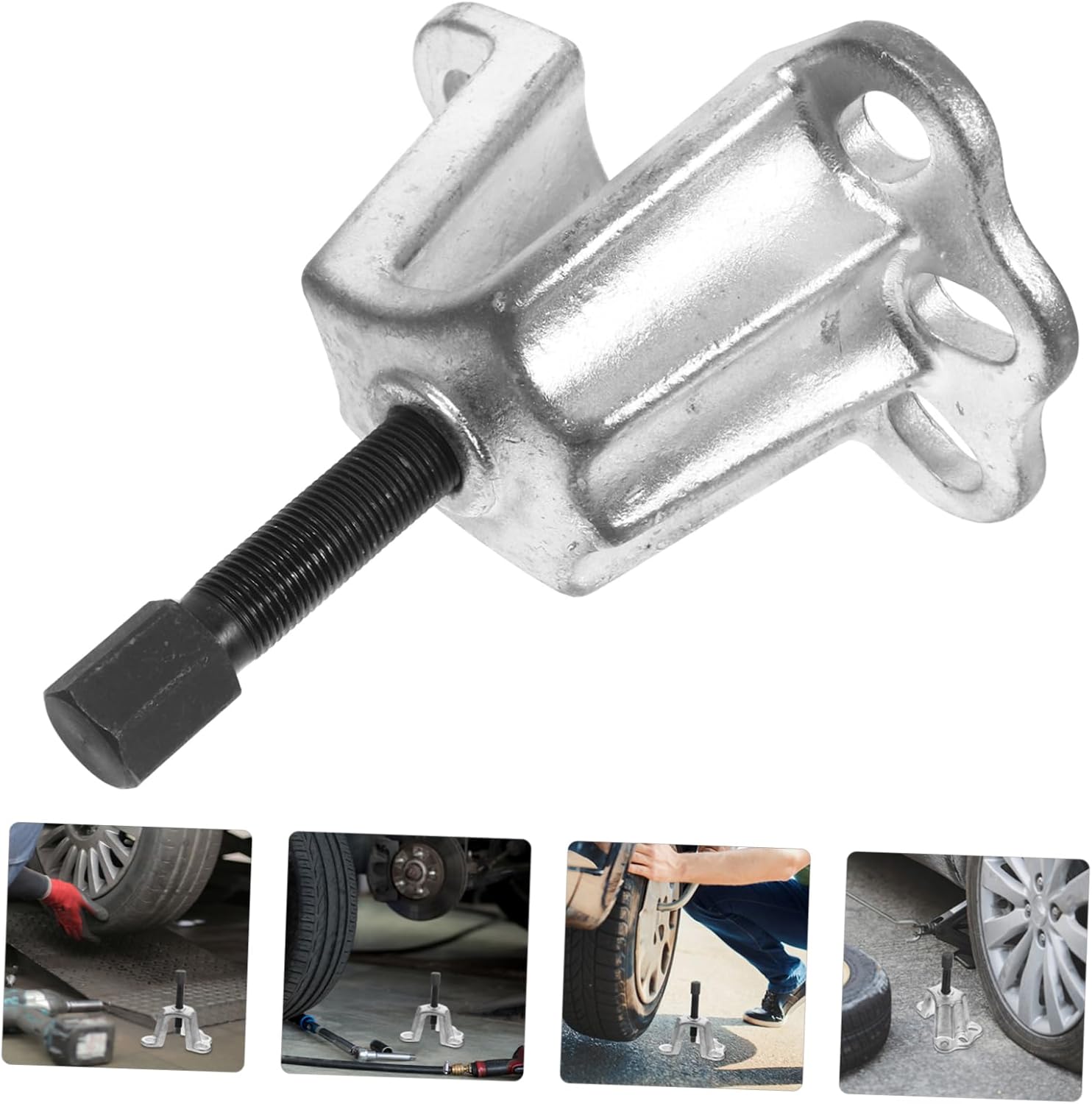 ABOOFAN Iron Brake Drum Puller Axle Puller Tool Wheel Hub Bearing Remover Hub Installer