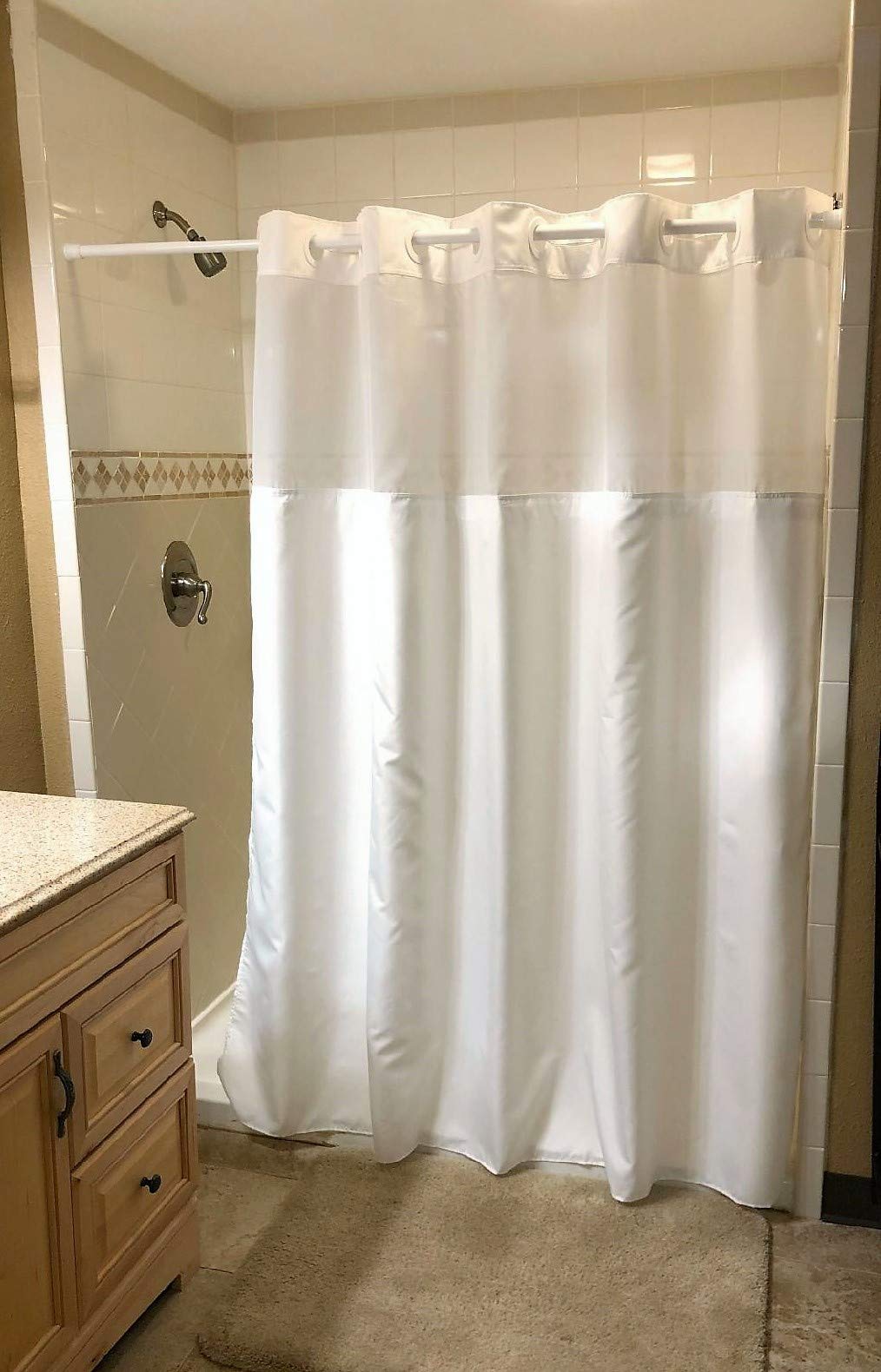 Hotel Shower Curtains Hookless Curtains & Drapes