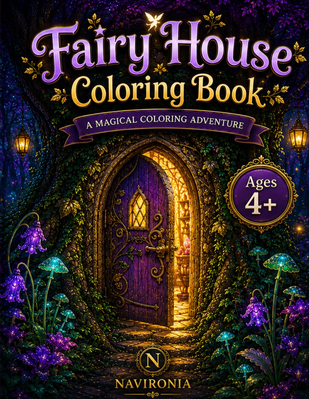 Fairy House Coloring Book: A Magical Coloring Adventure