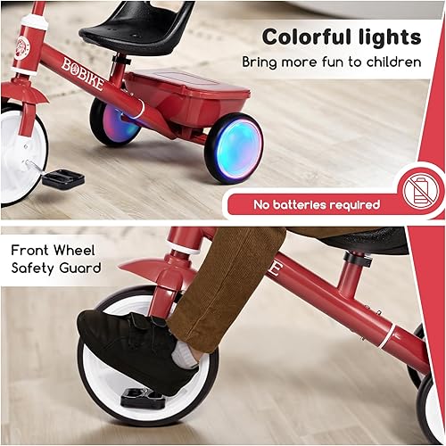 Miniatura 4 de Bicicleta para niños, triciclos para niños de 2 a 5 años, Radio Flyer Red Rider Trike (rojo)