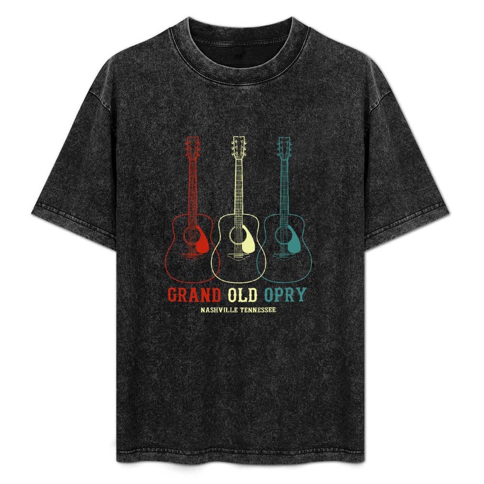 Grand Ole Opry Nashville TN Country Music Unisex Printed T-Shirt Mens Black Tee Shirt XL