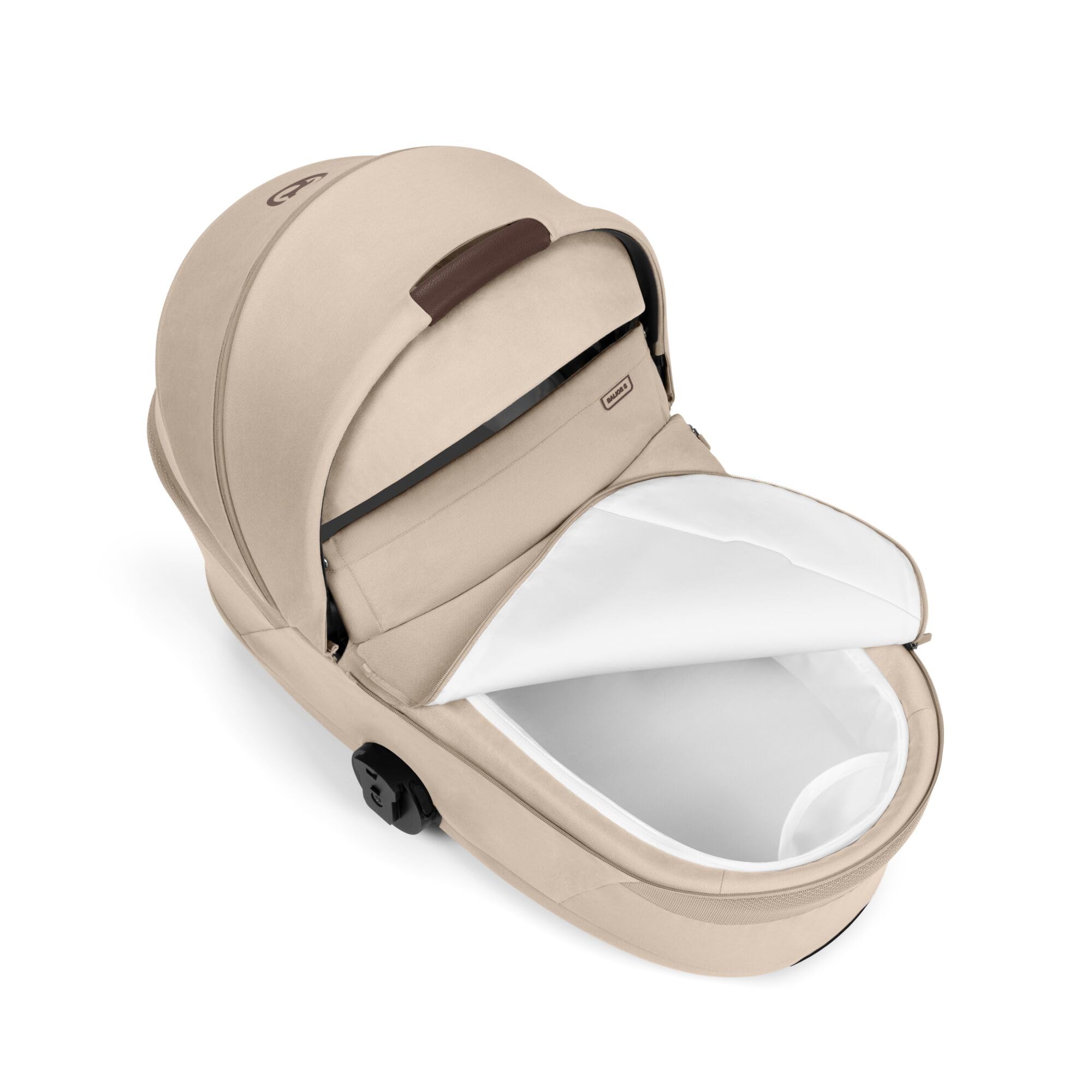 CYBEX Gold Wózek dziecięcy BALIOS S LUX i Fold Cot, Almond Beige | Od urodzenia do 4 lat, Maks. 22 kg, System podróżny, Kompaktowe składanie, System pasów obsługiwany jedną ręką, Koła terenowe