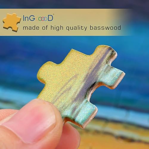 Miniatura 4 de Ingooood - Rompecabezas de 1000 piezas para adultos- Serie tranquila juguetes de entretenimiento para adultos, graduación especial o regalo de