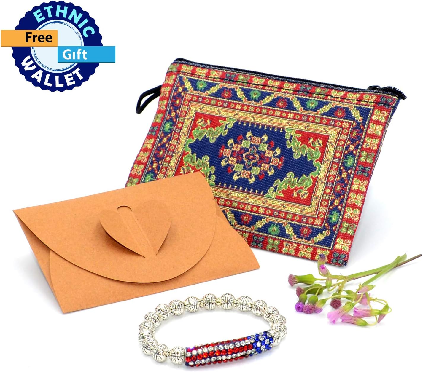 Handmade Bracelet Collection - (Ethnic Wallet Gift)