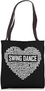 Swing Dance Lover Gift Swing Dancer Heart Gifts Tote Bag