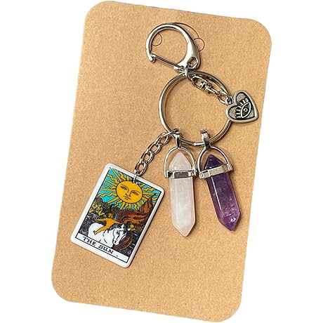 Sun-Kissed Healing Keychains: Divine Protection Amidst Style