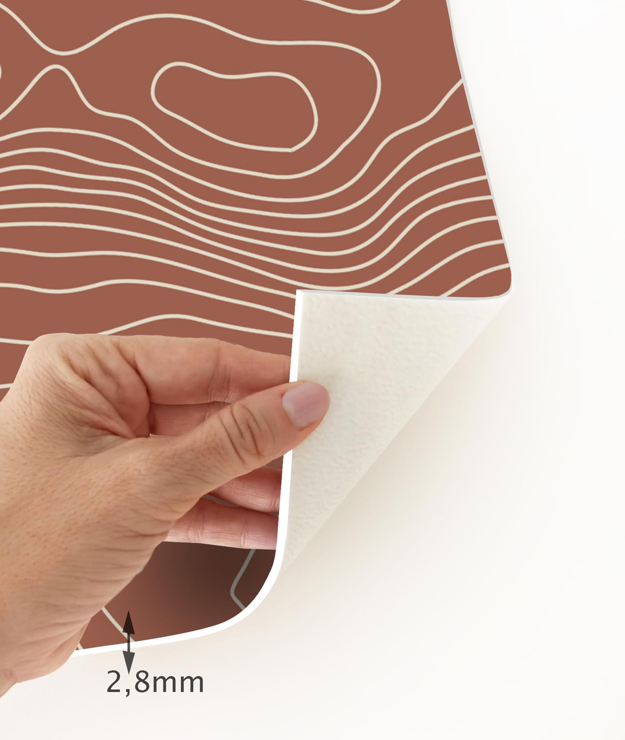 VINILIKO Design | Alfombra Vinílica Dolomites 70x100 cm - Antideslizante, Impermeable, Lavable - Varios Tamaños - Alfombra Vinilo Salón, Cocina