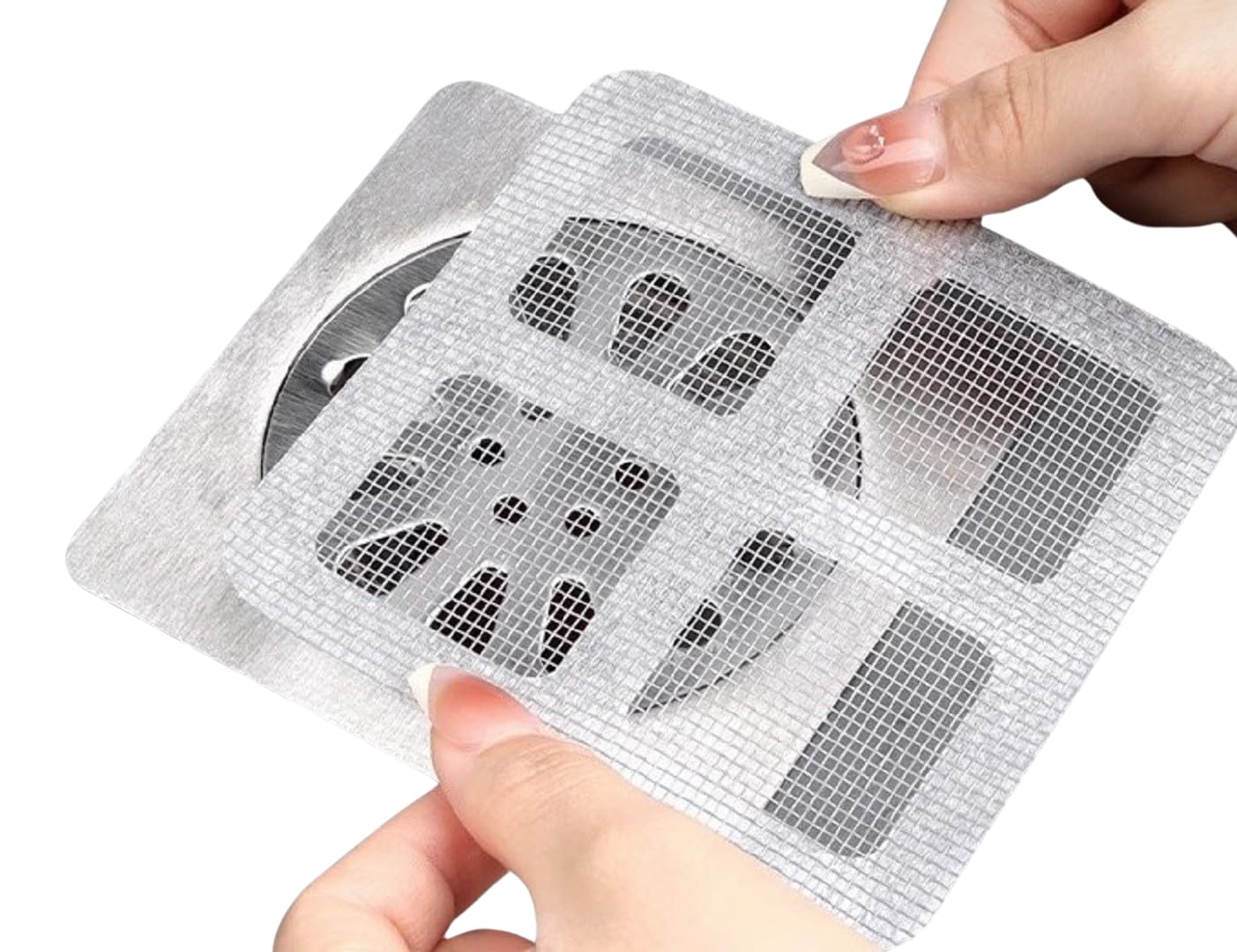 HIMCHI 10 PCS Disposable Shower Drain Cover, Hair Catcher, Square Shower Drain Mesh Sticker for Bathroom, Laundry, Floor, Bathtub, Kitchen Sink (4" X 4") (B0DCJND41K) Amazon Price History, Amazon Price Tracker