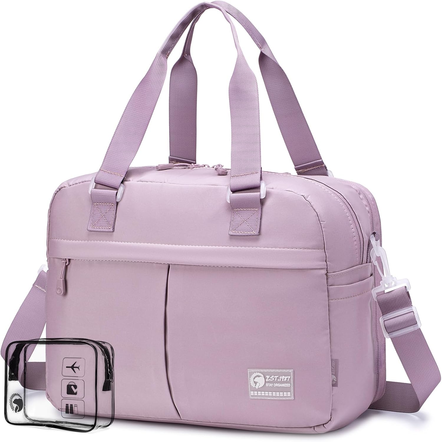 COSCOOA 40x30x15 cm Personal Item Travel Bag,Expandable 40x30x25cm Carry on Duffel Bag,Flight Approved Underseat Carry-on Bag