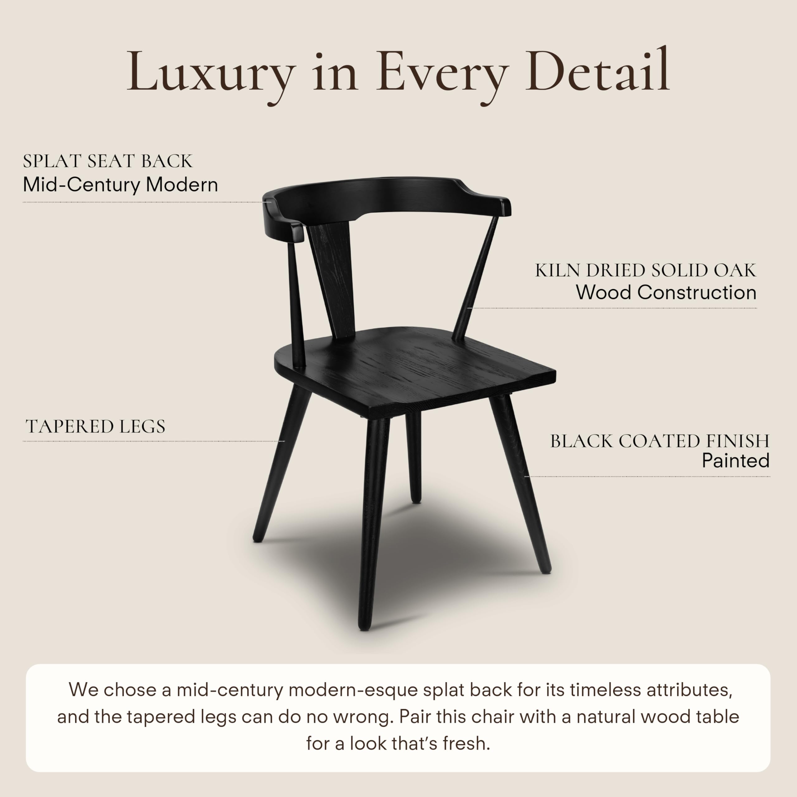 SISANDI ZAHA CLASSIC Ⅱ midnight black 2 Amazon.com - Clihome Velvet Dining Chairs Set of 2，Black