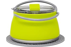 Collapsible Camping Kettle for Hiking, Backpacking & Outdoor Activities