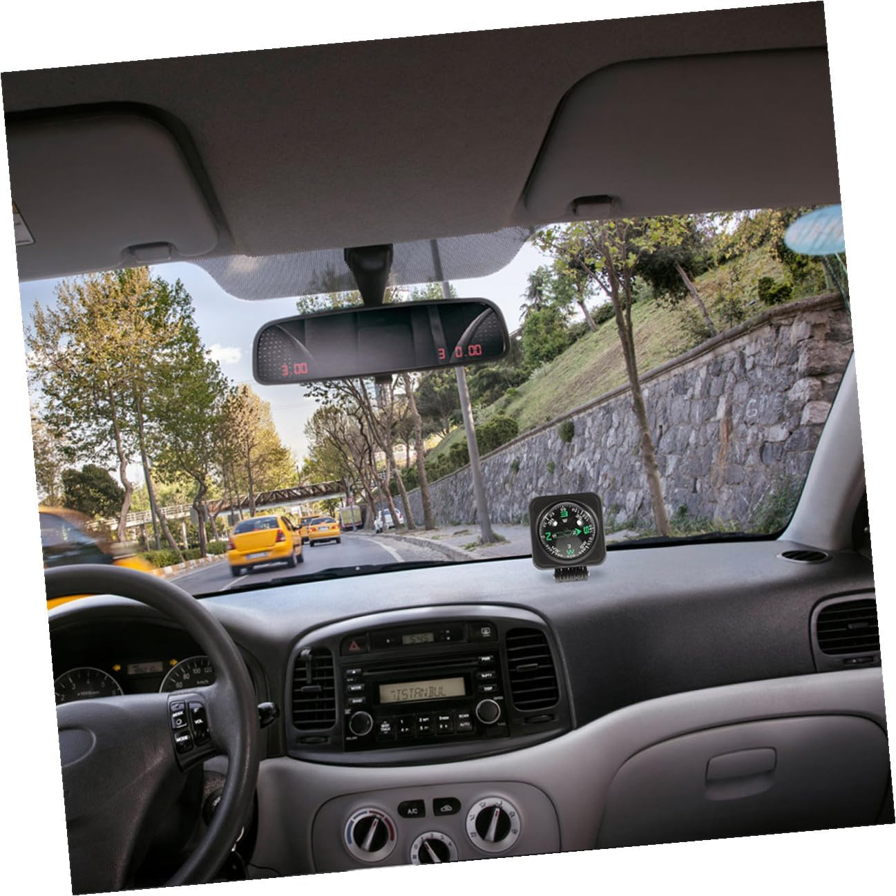 2pcs Vehicle Compass Ball Car Interior Accessories Adjustable Automotive Dashboard Navigation Compass for SUV Truck Rv Outdoor Hiking Guidance