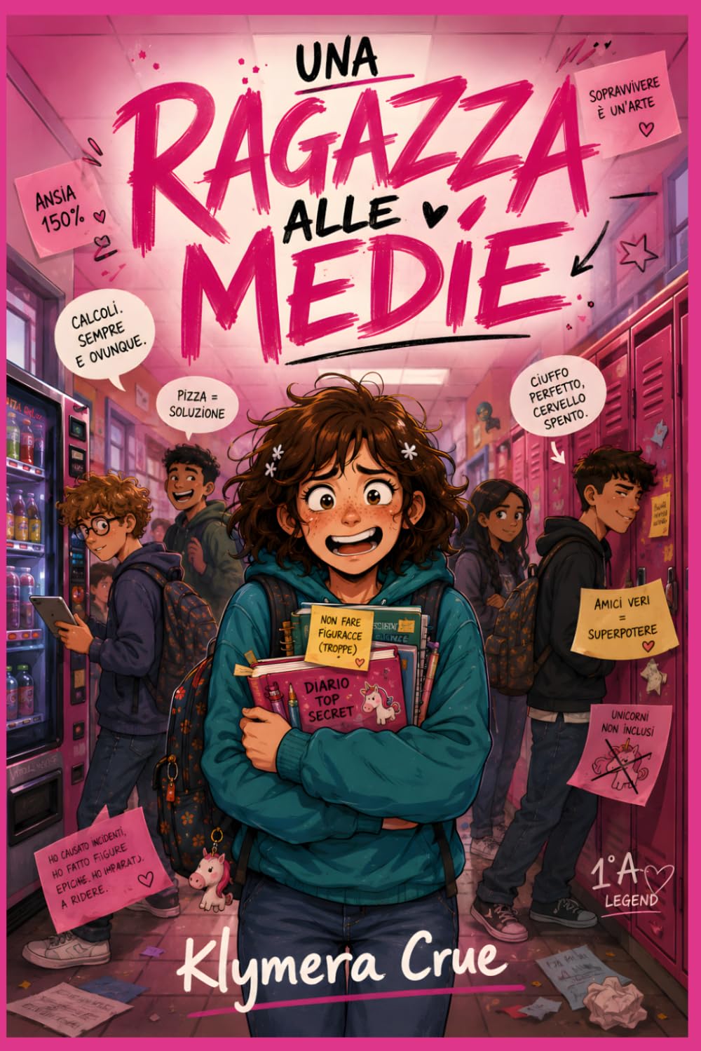 UNA RAGAZZA ALLE MEDIE: Grandi avventure che insegnano come sopravvivere alla prima media . Per ragazze di 11-12 anni