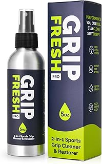 Grip Spray – 2-in-1 Golf Club Cleaner & Restorer for Basketball Shoe Soles, Soccer Gloves, Baseball Bats, Tennis & Pickleball – 5oz