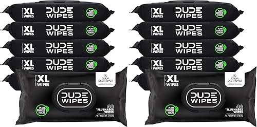 Miniatura 22 de DUDE Wipes Morning Grind - Toallitas húmedas extragrandes con aroma a café para adultos, paquete de 3 (144 unidades), infundidas con aceite de café