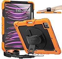 Vista 19 de Timecity - Funda protectora para iPad Pro de 12.9 pulgadas, 6ª/ 5ª/ 4ª/ 3ª generación, con fuerte protección, protector de pantalla, correa
