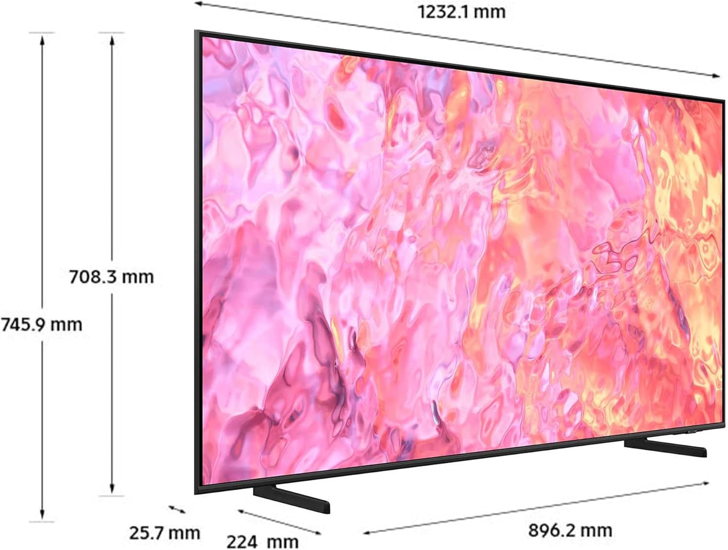 Samsung TV QE55Q60CAUXZT QLED 4K, Smart TV 55 Processore Quantum 4K Lite, 100% volume colore con Quantum Dot, OTS Lite, Integrato con Bixby e Alexa compatibile con Google Assistant, Black 2024 Samsung TV QE55Q60CAUXZT QLED 4K, Smart TV 55 Processore Quantum 4K Lite, 100% volume colore con Quantum Dot, OTS Lite, Integrato con Bixby e Alexa compatibile con Google Assistant, Black 2024