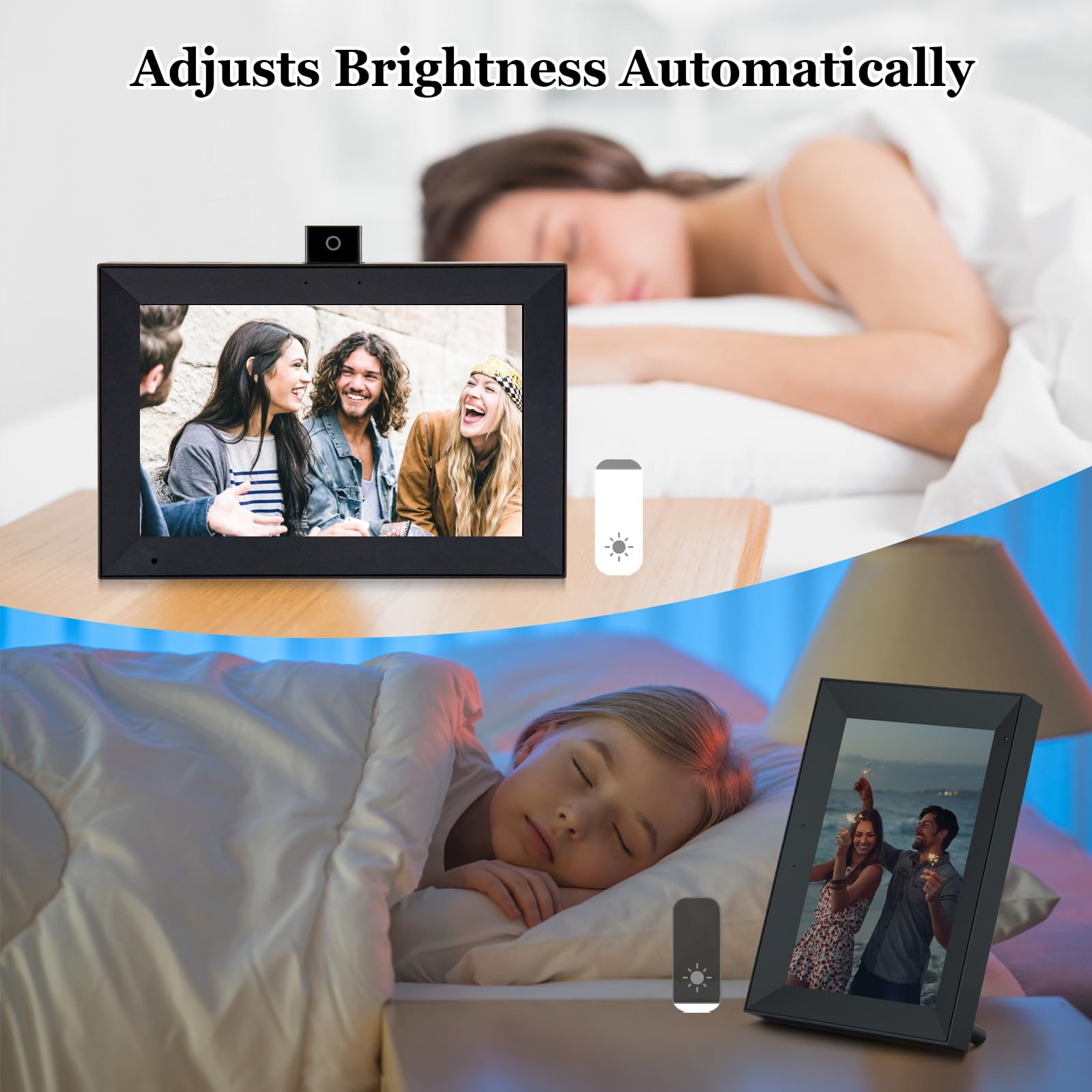 Amazon | デジタルフォトフレーム WiFi対応 10.1インチ大画面