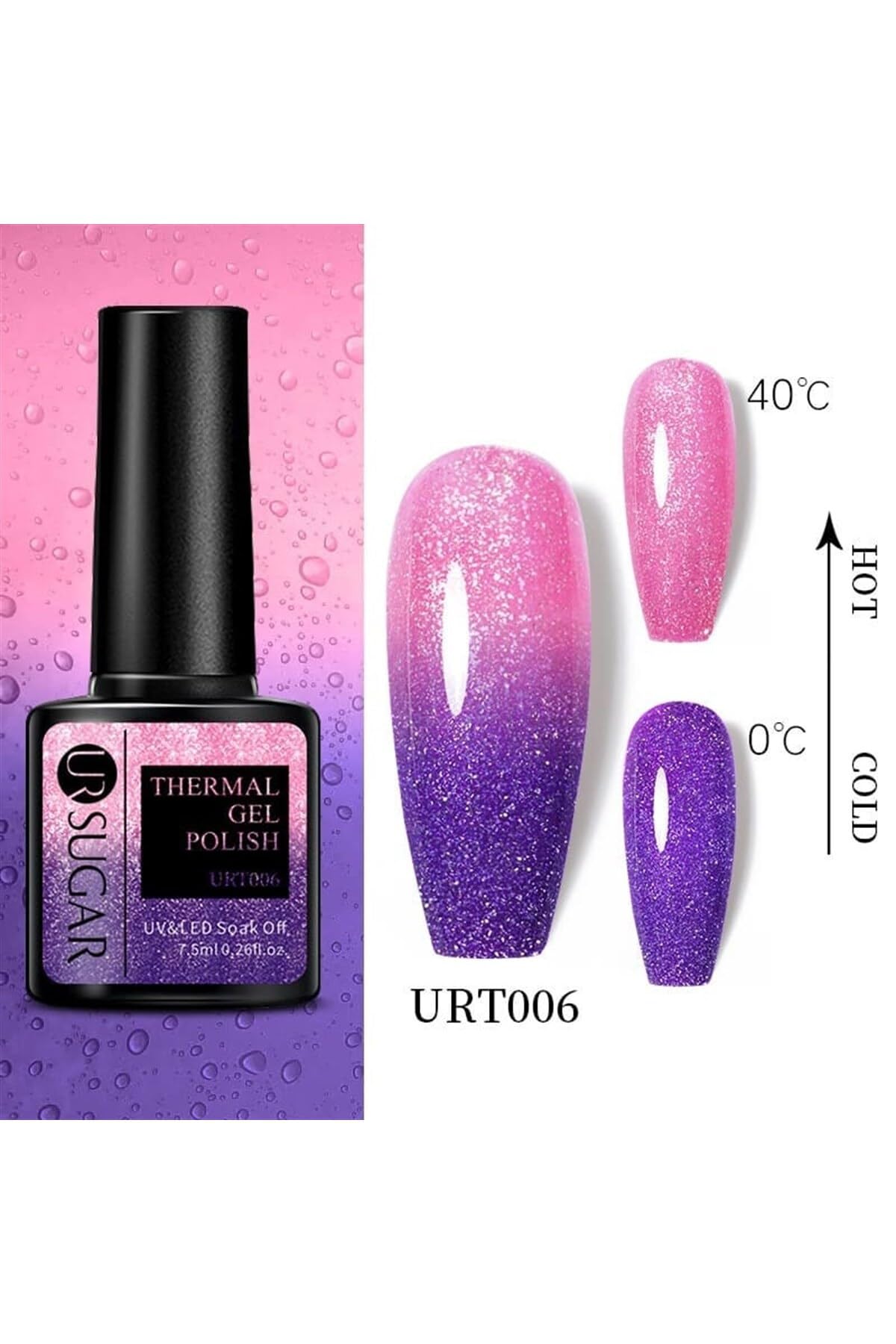 Ursugar Termal Oje Urt006 (Renk Değiştiren) 53255-6 1982