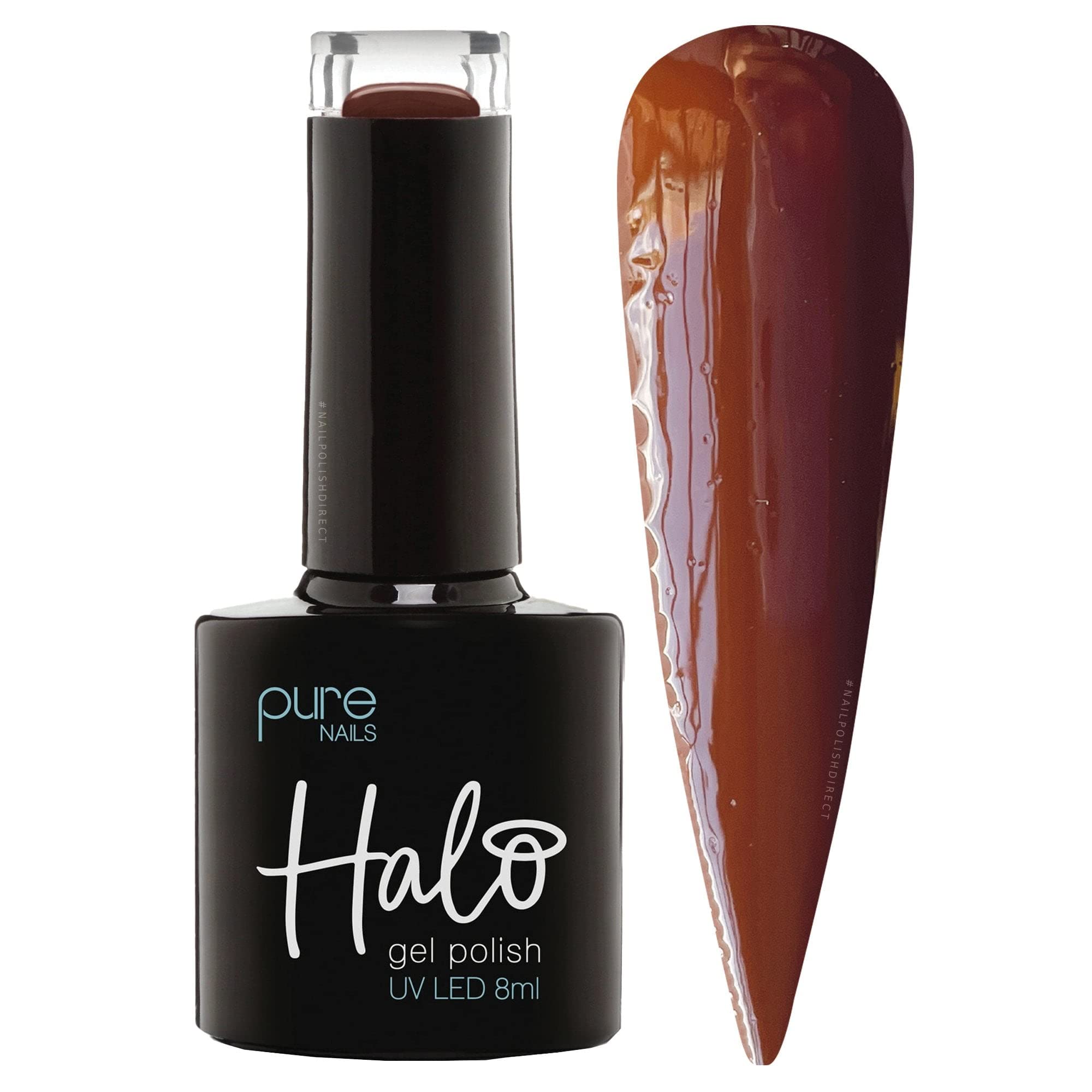 Halo Gel Polish 8ml - French White. UV/LED Gel Nail Polish, Long Lasting & Easy To Apply. Nail Art Colours For Manicure & Pedicure. Gel Polish For Professional & Home Use. — view 54