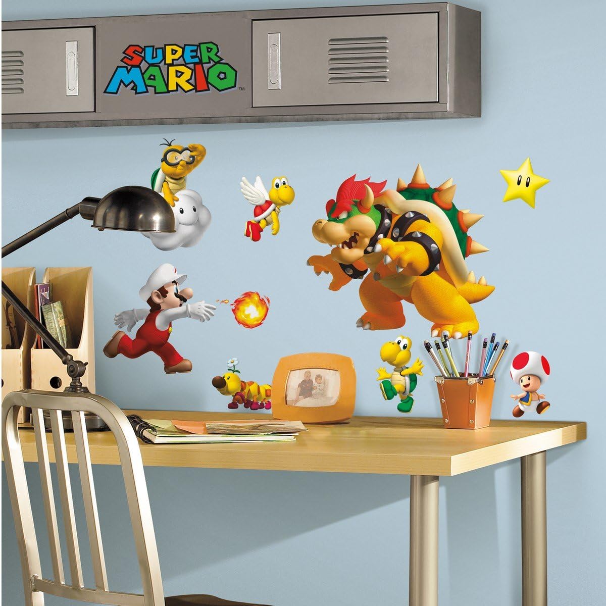 RoomMates Repositionable Childrens Wall Stickers Nintendo Super Mario ...