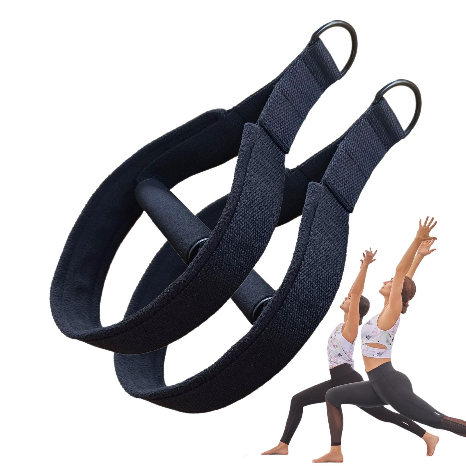 Adjustable Pilates Straps, Double Straps, Pilates Exercise Straps, Pilates Home Gym Equipment, Exercise Straps for Reformer, Adjustable Workout Straps, Pilates Reformer Accessories
