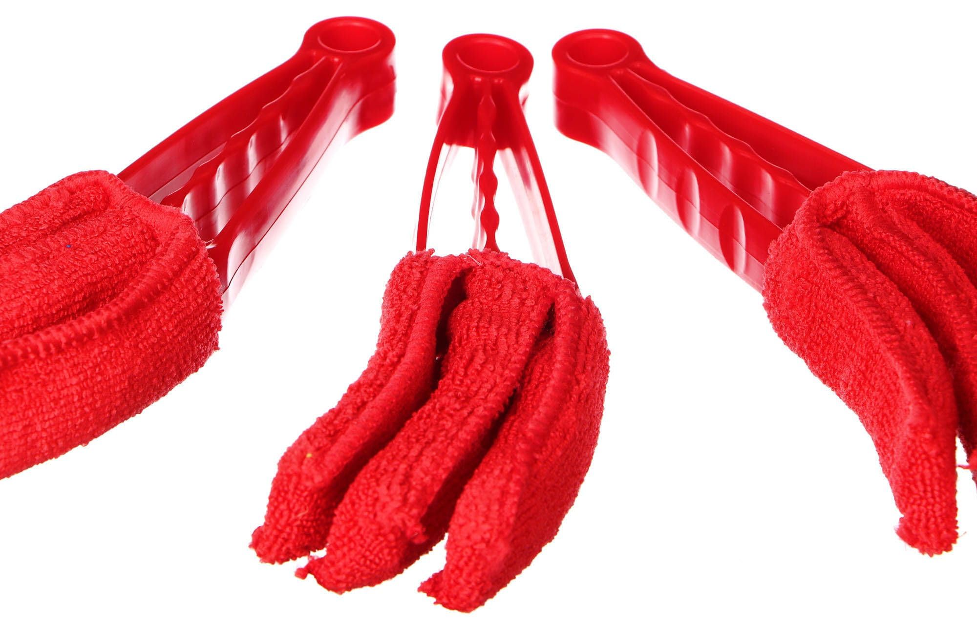 CAR DETAILING VENT BRUSH 3, 3 szt. zestaw szczotek do czyszczenia klimatyzatorów samochodowych | profesjonalna pielęgnacja samochodu | szczelina wentylacyjna | zestaw do czyszczenia samochodu | do