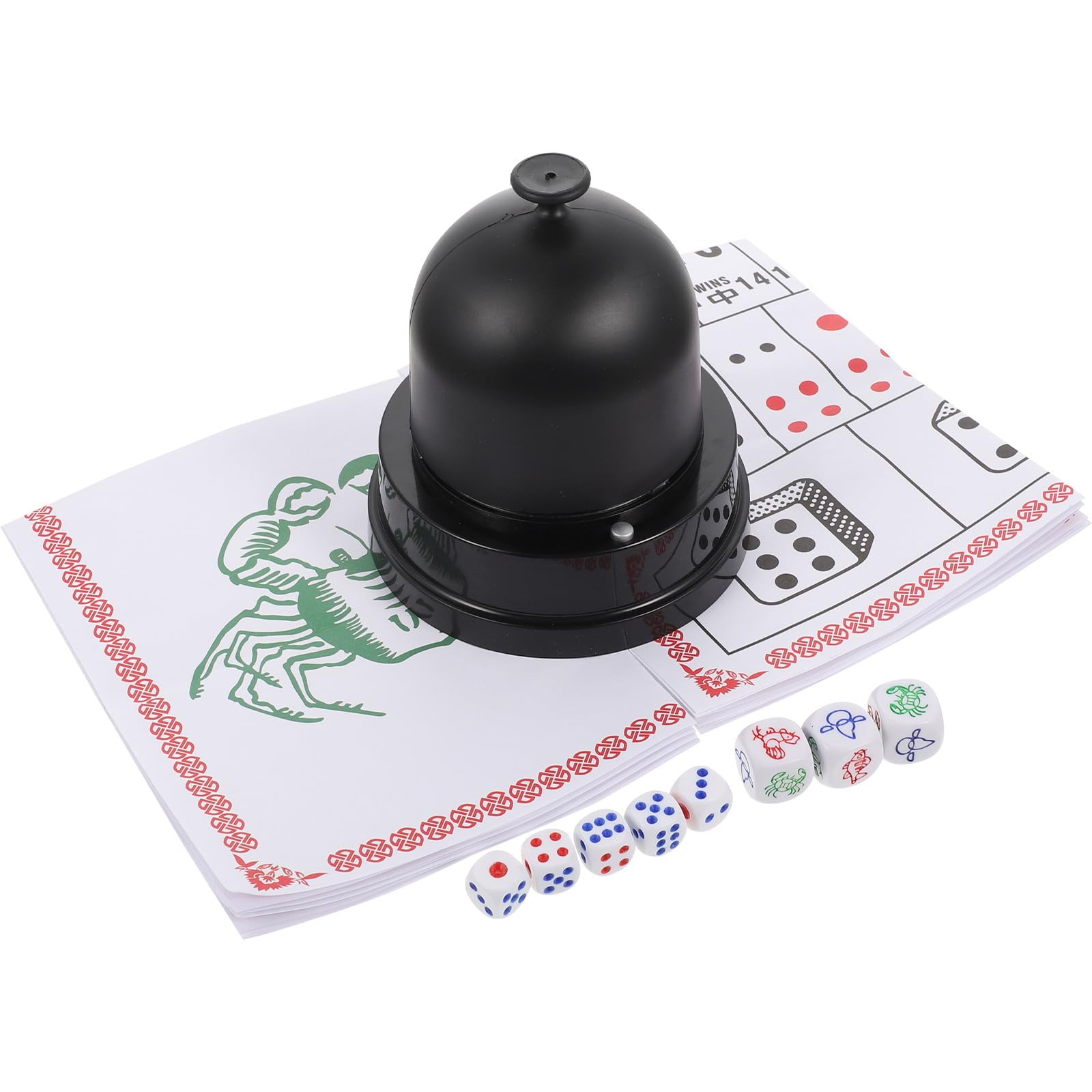 Contenedor de dados ligero con base de ABS y PP resistente 8