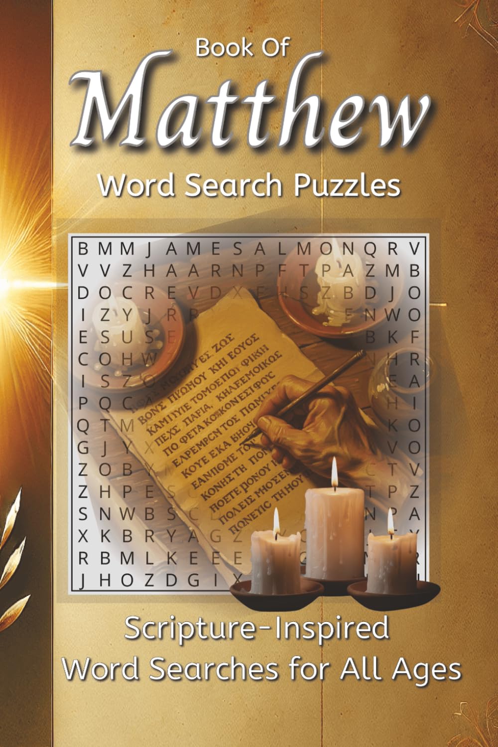 Book Of Mathew Word Search Puzzles: 45 Easy-to-Read Bible Word Search Puzzles from the Book of Matthew |Easy-to-Read 6x9 Format Christian Puzzle Book ... Relaxation, Gifts & Bible Study Activities