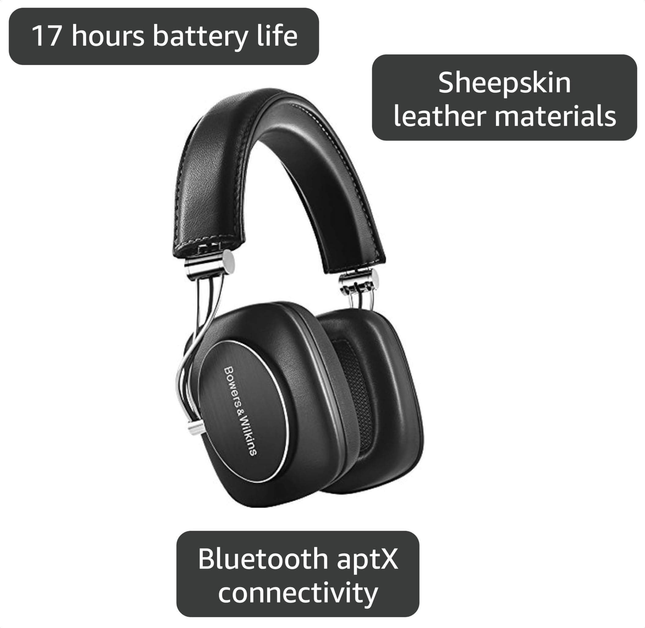 Amazon.com: Bowers & Wilkins P7 Headphones - Black : Electronics