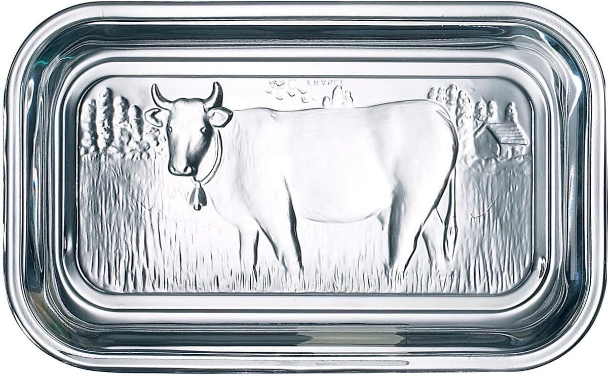 BHL Glass Cow Butter Dish With Lid