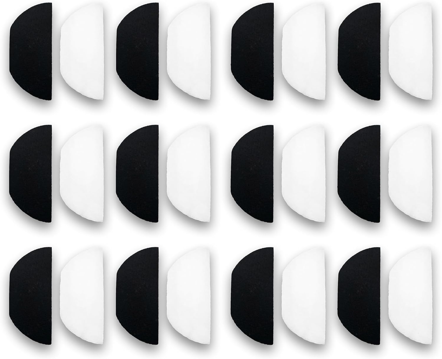 Replacement Charcoal and Grease Filter Compatible with Secura Deep Fryer, 12 Packs