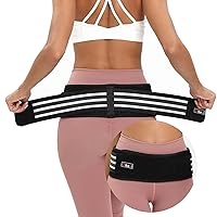 Vista 13 de Sacroiliac SI - Cinturón de cadera para mujeres y hombres, alivia la ciática, pélvica, espalda, soporte de espalda baja, cinturón de apoyo pélvico
