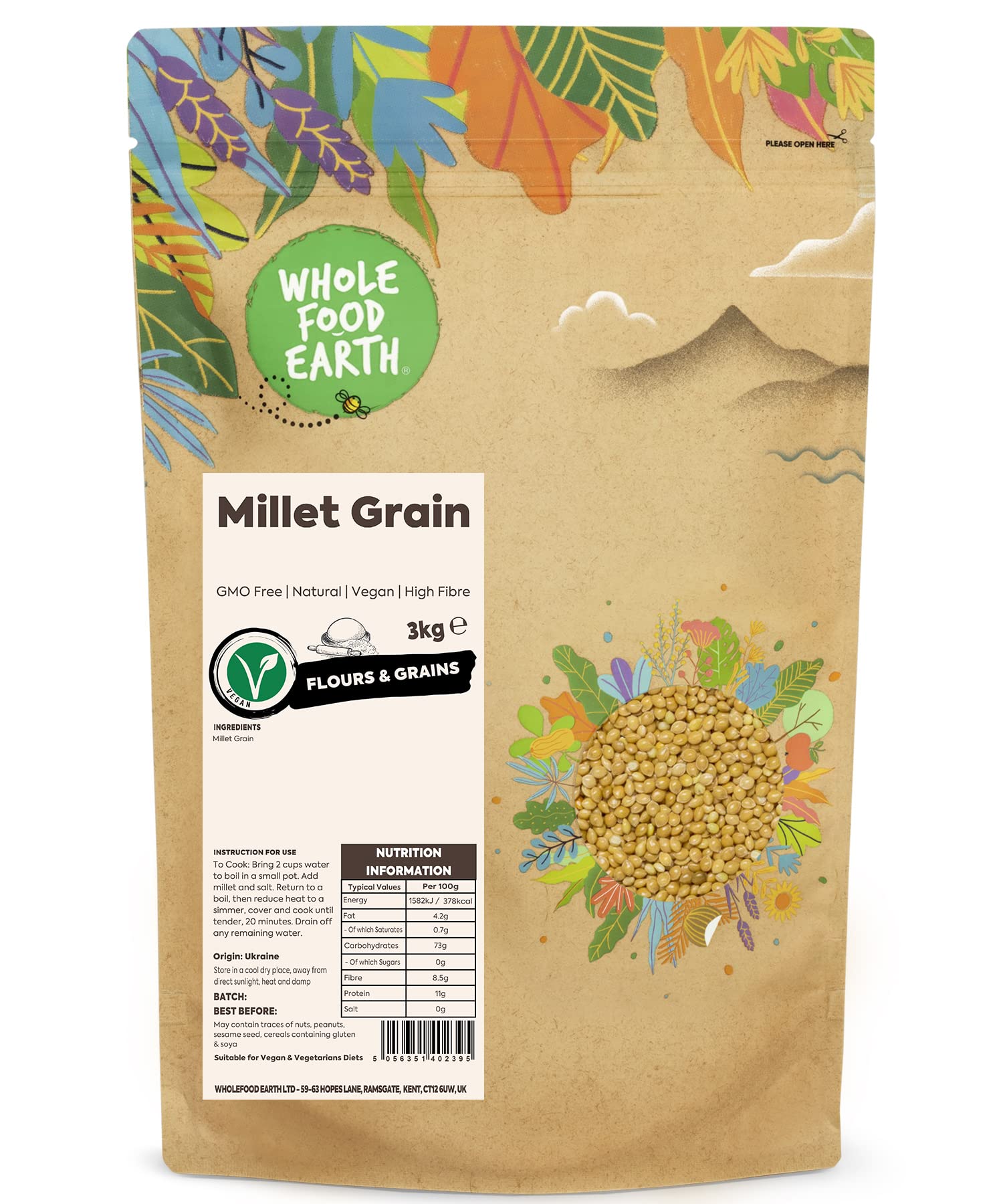 Millet Grain 3 kg | GMO Free | Natural | High Fibre