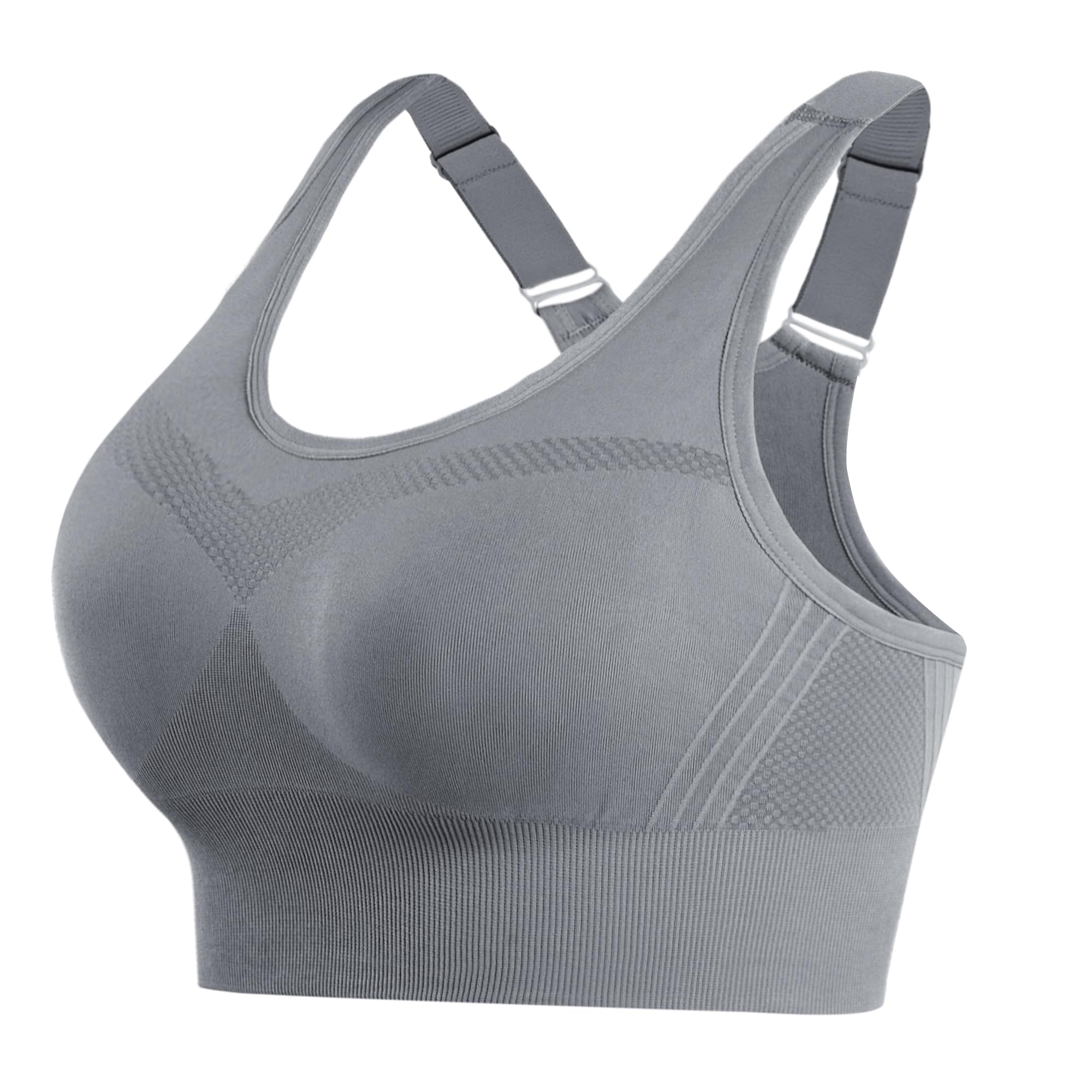 Litherday Damski biustonosz sportowy o wysokim wpływie bez fiszbin z wyjmowanymi wkładkami biustonosz sportowy push up do jogi biegania fitness i treningu rozmiary S-XXL