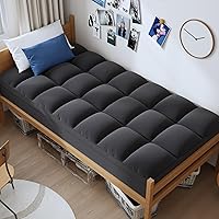 Vista 15 de ELEMUSE - Cubrecolchón King refrescante para dolor de espalda, extragrueso, suave con cubierta tipo almohada de felpa y esquinas elásticas