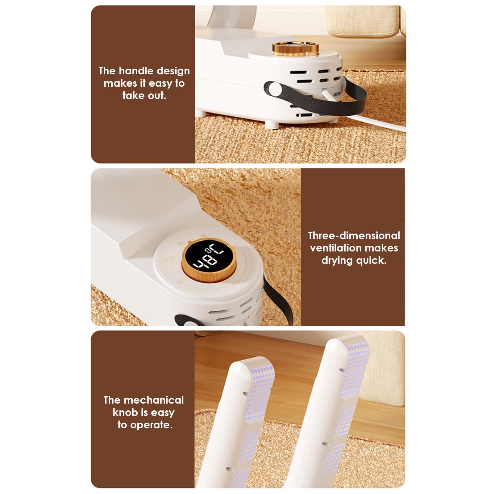 Amazon.co.jp: Yhzzuub インテリジェント靴乾燥機、電気靴乾燥機