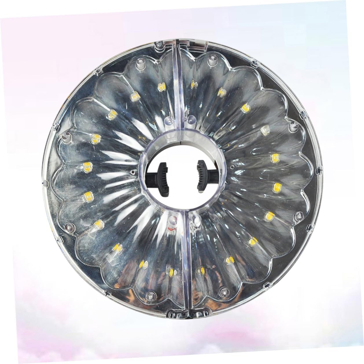 LED Portable Outdoor Umbrella Pole Light Warm White Lumens Cordless Tent Lamp for Camping and Emergency Use Detachable PVC Patio Lighting