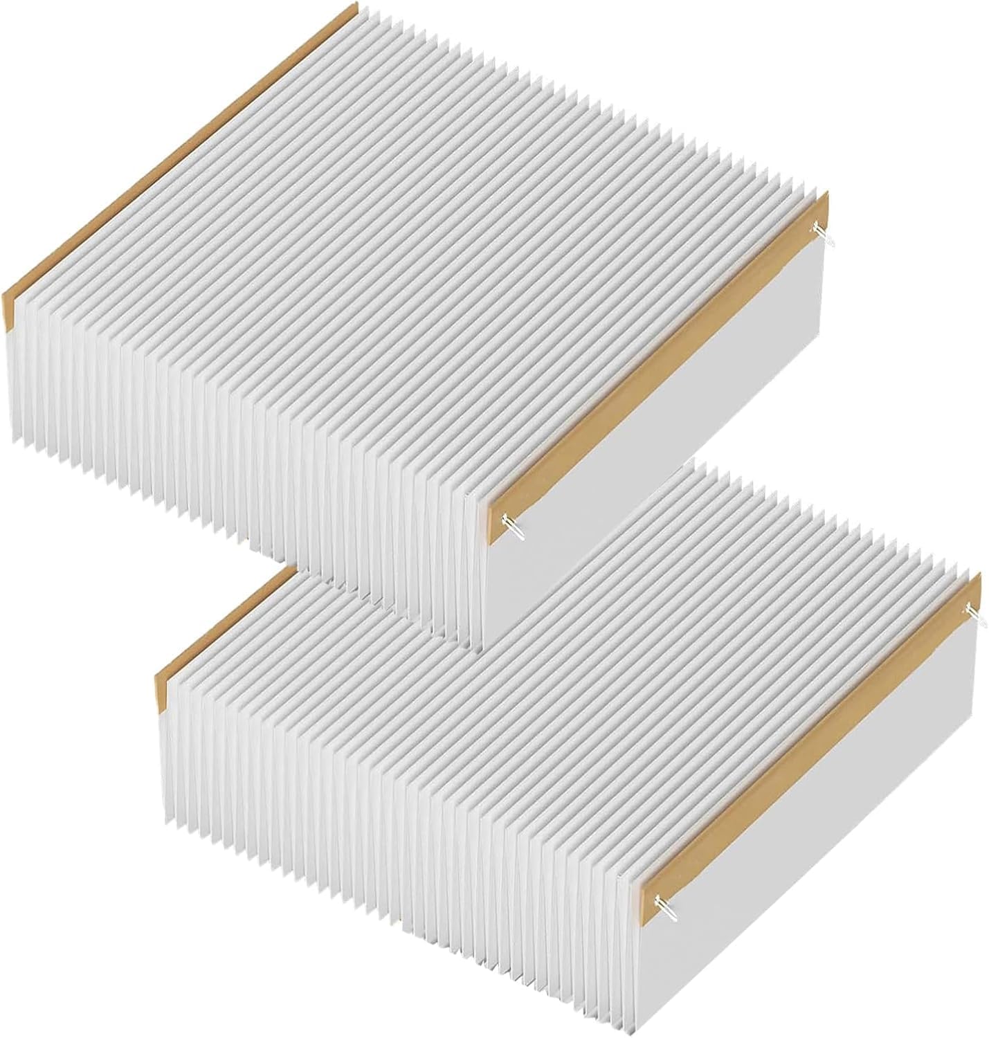 2 Pack 401 Replacement Furnace Pleated Filter | Compatible with AprilAire 2400 & Space-Gard 2400 Whole-House Air Purifiers | MERV 10, 16" x 25" x 6"