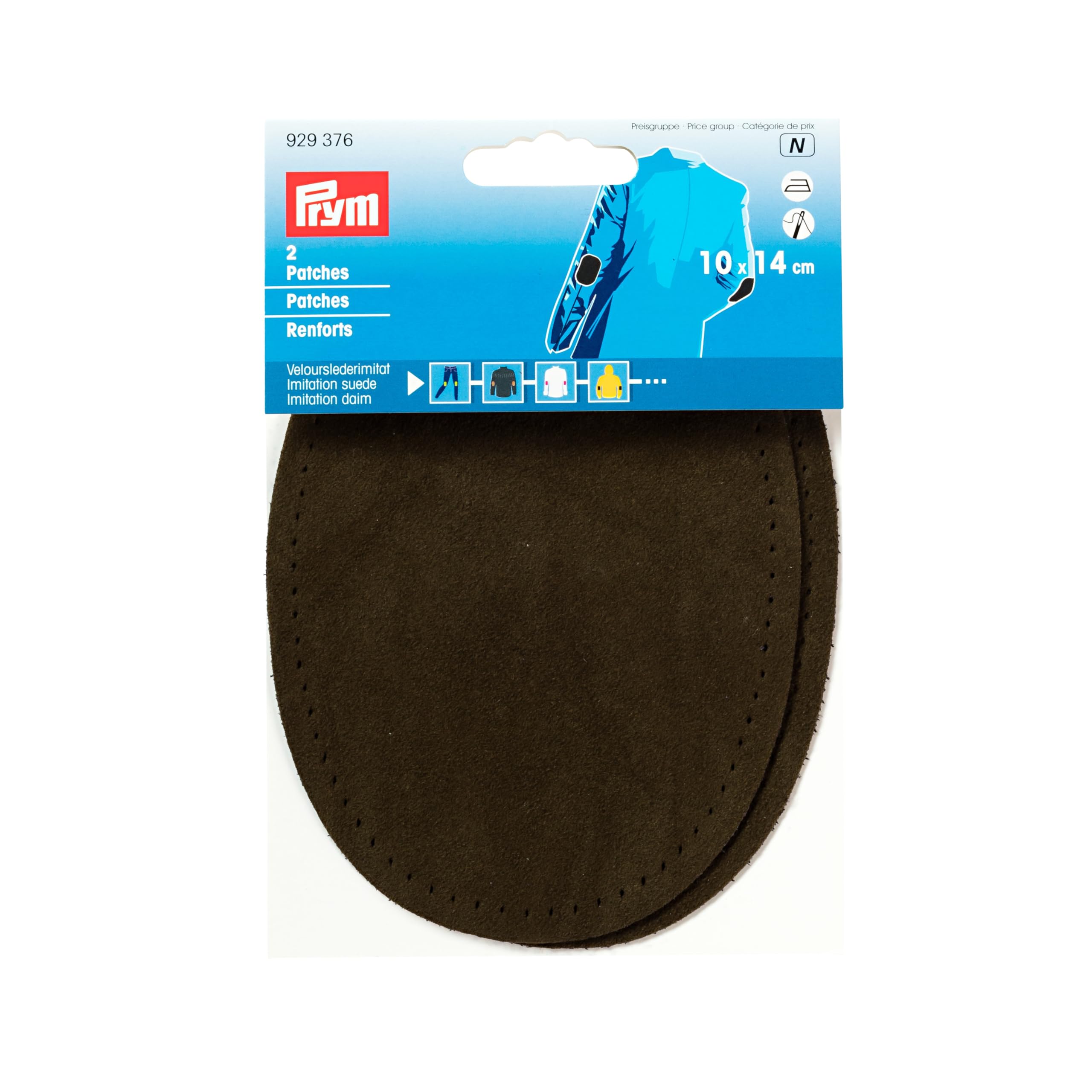 Renforts imitation daim thermocollants Prym 929376 olive pour coudière